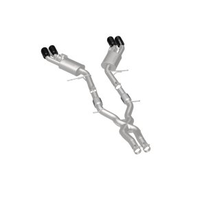 Cadillac CTS Performance Exhaust - Quad Split Rear - Magnaflow - Cat Back Competition Series - Carbon Fiber - `15-`17