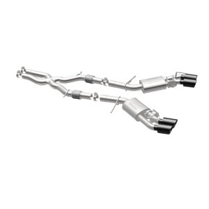 Cadillac CTS Performance Exhaust - Quad Split Rear - Magnaflow - Cat Back Competition Series - Carbon Fiber - `15-`17