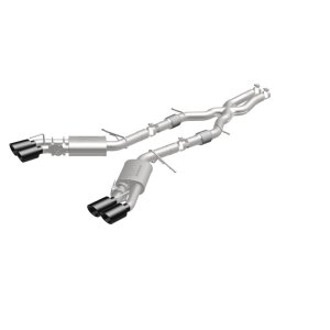 Cadillac CTS Performance Exhaust - Quad Split Rear - Magnaflow - Cat Back Competition Series - Carbon Fiber - `15-`17