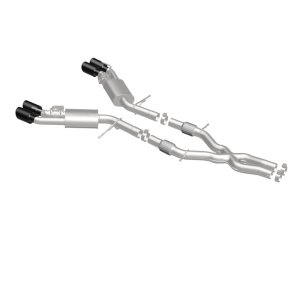 Cadillac CTS Performance Exhaust - Quad Split Rear - Magnaflow - Cat Back Competition Series - Carbon Fiber - `15-`17