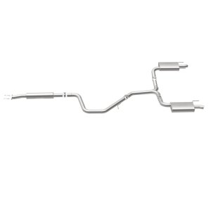 Chevrolet Impala Performance Exhaust - Dual Split Rear Exit - Magnaflow - Cat Back - Polished - `14-`20