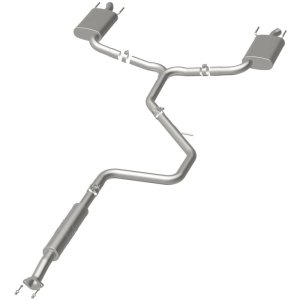Chevrolet Impala Performance Exhaust - Dual Split Rear Exit - Magnaflow - Cat Back - Polished - `14-`20