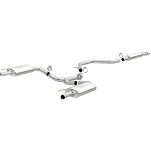 Chevrolet Impala Performance Exhaust - Dual Split Rear Exit - Magnaflow - Cat Back - Polished - `14-`20