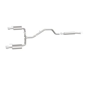 Chevrolet Malibu Performance Exhaust - Rear - Magnaflow - Cat Back, Dual Split Rear Exit - Polished - 2015