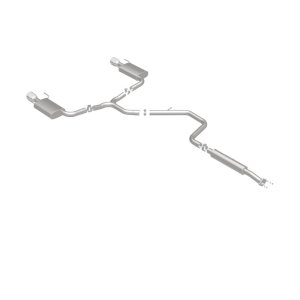 Chevrolet Malibu Performance Exhaust - Rear - Magnaflow - Cat Back, Dual Split Rear Exit - Polished - 2015