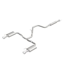 Chevrolet Malibu Performance Exhaust - Rear - Magnaflow - Cat Back, Dual Split Rear Exit - Polished - 2015