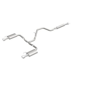 Chevrolet Malibu Performance Exhaust - Rear - Magnaflow - Cat Back, Dual Split Rear Exit - Polished - 2015