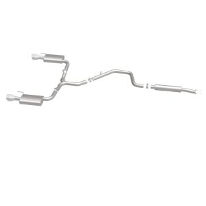 Chevrolet Malibu Performance Exhaust - Rear - Magnaflow - Cat Back, Dual Split Rear Exit - Polished - 2015