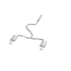 Chevrolet Malibu Performance Exhaust - Rear - Magnaflow - Cat Back, Dual Split Rear Exit - Polished - 2015