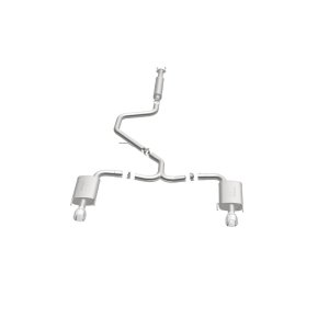 Chevrolet Malibu Performance Exhaust - Rear - Magnaflow - Cat Back, Dual Split Rear Exit - Polished - 2015