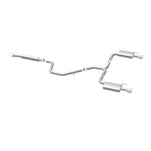 Chevrolet Malibu Performance Exhaust - Rear - Magnaflow - Cat Back, Dual Split Rear Exit - Polished - 2015