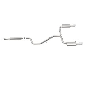 Chevrolet Malibu Performance Exhaust - Rear - Magnaflow - Cat Back, Dual Split Rear Exit - Polished - 2015