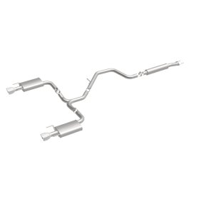 Chevrolet Malibu Performance Exhaust - Rear - Magnaflow - Cat Back, Dual Split Rear Exit - Polished - 2015