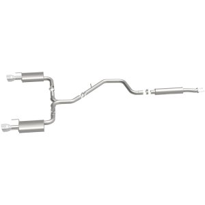 Chevrolet Malibu Performance Exhaust - Rear - Magnaflow - Cat Back, Dual Split Rear Exit - Polished - 2015