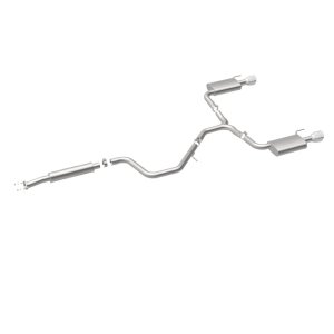 Chevrolet Malibu Performance Exhaust - Rear - Magnaflow - Cat Back, Dual Split Rear Exit - Polished - 2015