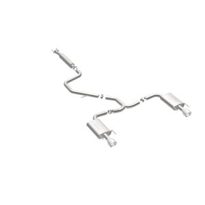 Chevrolet Malibu Performance Exhaust - Rear - Magnaflow - Cat Back, Dual Split Rear Exit - Polished - 2015