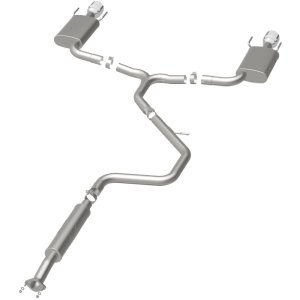 Chevrolet Malibu Performance Exhaust - Rear - Magnaflow - Cat Back, Dual Split Rear Exit - Polished - 2015