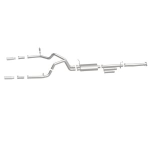 Chevrolet Silverado 2500HD Performance Exhaust - Rear - Magnaflow - Street Series Cat Back Dual Split Rear Exit 4in - 2015