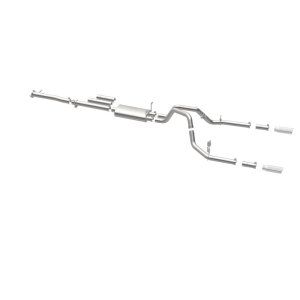 Chevrolet Silverado 2500HD Performance Exhaust - Rear - Magnaflow - Street Series Cat Back Dual Split Rear Exit 4in - 2015