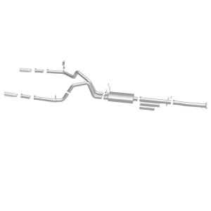 Chevrolet Silverado 2500HD Performance Exhaust - Rear - Magnaflow - Street Series Cat Back Dual Split Rear Exit 4in - 2015