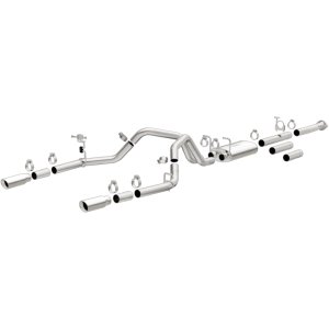 GMC Sierra 2500HD Performance Exhaust - Rear - Magnaflow - Street Series Cat Back Dual Split Rear Exit 4in - 2015