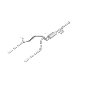 GMC Sierra 2500HD Performance Exhaust - Rear - Magnaflow - Street Series Cat Back Dual Split Rear Exit 4in - 2015