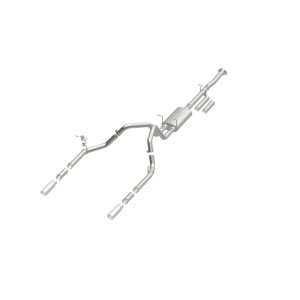 GMC Sierra 2500HD Performance Exhaust - Rear - Magnaflow - Street Series Cat Back Dual Split Rear Exit 4in - 2015