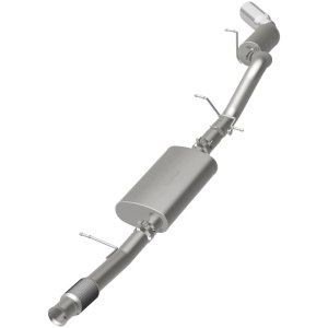 GMC Yukon XL Denali Performance Exhaust - Single Passenger Side Rear Exit - Magnaflow - Cat Back, Street Series - 2015