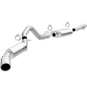 GMC Yukon XL Denali Performance Exhaust - Single Passenger Side Rear Exit - Magnaflow - Cat Back, Street Series - 2015