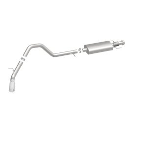 Ford Expedition Performance Exhaust - Single Passenger Side Rear - Magnaflow - Street Series Cat-Back - Polished - `15-`16