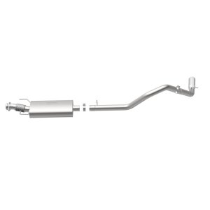 Ford Expedition Performance Exhaust - Single Passenger Side Rear - Magnaflow - Street Series Cat-Back - Polished - `15-`16