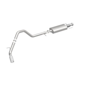 Ford Expedition Performance Exhaust - Single Passenger Side Rear - Magnaflow - Street Series Cat-Back - Polished - `15-`16