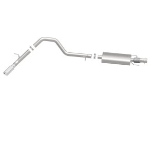 Ford Expedition Performance Exhaust - Single Passenger Side Rear - Magnaflow - Street Series Cat-Back - Polished - `15-`16