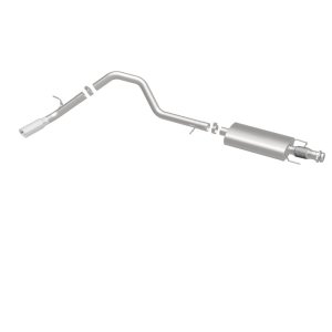 Ford Expedition Performance Exhaust - Single Passenger Side Rear - Magnaflow - Street Series Cat-Back - Polished - `15-`16