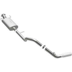 Ford Expedition Performance Exhaust - Single Passenger Side Rear - Magnaflow - Street Series Cat-Back - Polished - `15-`16