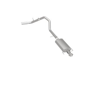 Ford Expedition Performance Exhaust - Single Passenger Side Rear - Magnaflow - Street Series Cat-Back - Polished - `15-`16