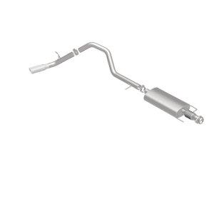 Ford Expedition Performance Exhaust - Single Passenger Side Rear - Magnaflow - Street Series Cat-Back - Polished - `15-`16