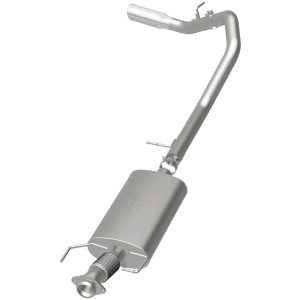 Ford Expedition Performance Exhaust - Single Passenger Side Rear - Magnaflow - Street Series Cat-Back - Polished - `15-`16