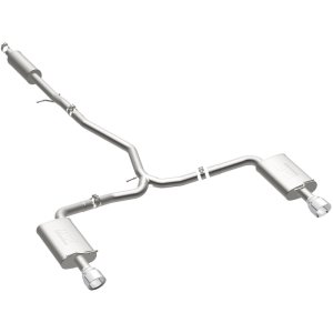Ford Taurus Performance Exhaust - Rear - Magnaflow - Street Series Cat-Back, Dual Split Rear Exit - Polished - `13-`19 Ford Taurus Performance Exhaust - Rear - Magnaflow - Street Series Cat-Back, Dual Split Rear Exit - Polished - `13-`19