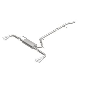 GMC Terrain Performance Exhaust - Quad Split Rear - Magnaflow - Street Series Cat Back with 3in Polished Tips - Polished - `15-`17