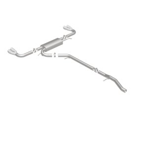 GMC Terrain Performance Exhaust - Quad Split Rear - Magnaflow - Street Series Cat Back with 3in Polished Tips - Polished - `15-`17