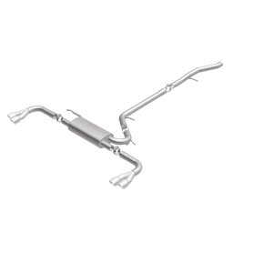 GMC Terrain Performance Exhaust - Quad Split Rear - Magnaflow - Street Series Cat Back with 3in Polished Tips - Polished - `15-`17