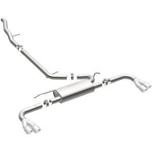 GMC Terrain Performance Exhaust - Quad Split Rear - Magnaflow - Street Series Cat Back with 3in Polished Tips - Polished - `15-`17