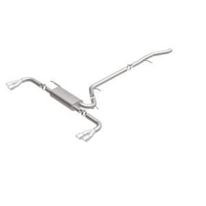 GMC Terrain Performance Exhaust - Quad Split Rear - Magnaflow - Street Series Cat Back with 3in Polished Tips - Polished - `15-`17