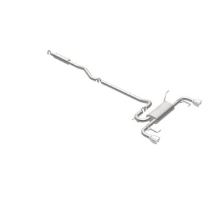 Mazda 6 Performance Exhaust - Dual Split Rear Exit - Magnaflow - Street Series Cat Back - Polished - `14-`17