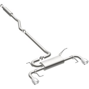 Mazda 6 Performance Exhaust - Dual Split Rear Exit - Magnaflow - Street Series Cat Back - Polished - `14-`17