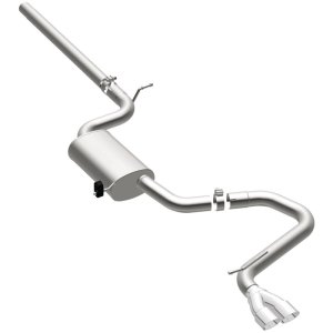 Volkswagen Golf Performance Exhaust - Rear - Magnaflow - Touring Series Cat Back - Polished - `15-`17