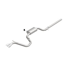 Volkswagen Golf Performance Exhaust - Rear - Magnaflow - Touring Series Cat Back - Polished - `15-`17