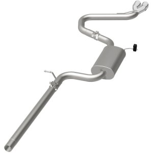Volkswagen Golf Performance Exhaust - Rear - Magnaflow - Touring Series Cat Back - Polished - `15-`17