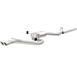 Volkswagen Golf Performance Exhaust - Rear - Magnaflow - Touring Series Cat Back - Polished - `15-`17
